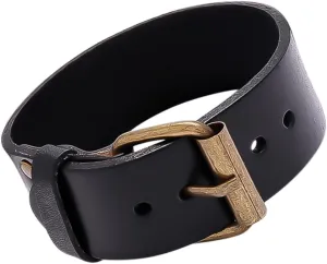 VANZACK Pin Buckle Leather Bracelet Bracelets for Men Bracelet for Men Hand Woven Bracelet Leather Wrist Woven