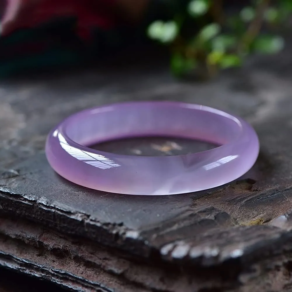 Women's Bracelet, Women's Jade Bangle, Natural Classcial Hand Light Purple Jade Chain Bracelets, Jadeite Gemstone Jade Bracelet Jewelry, 54-62mm,60mm,