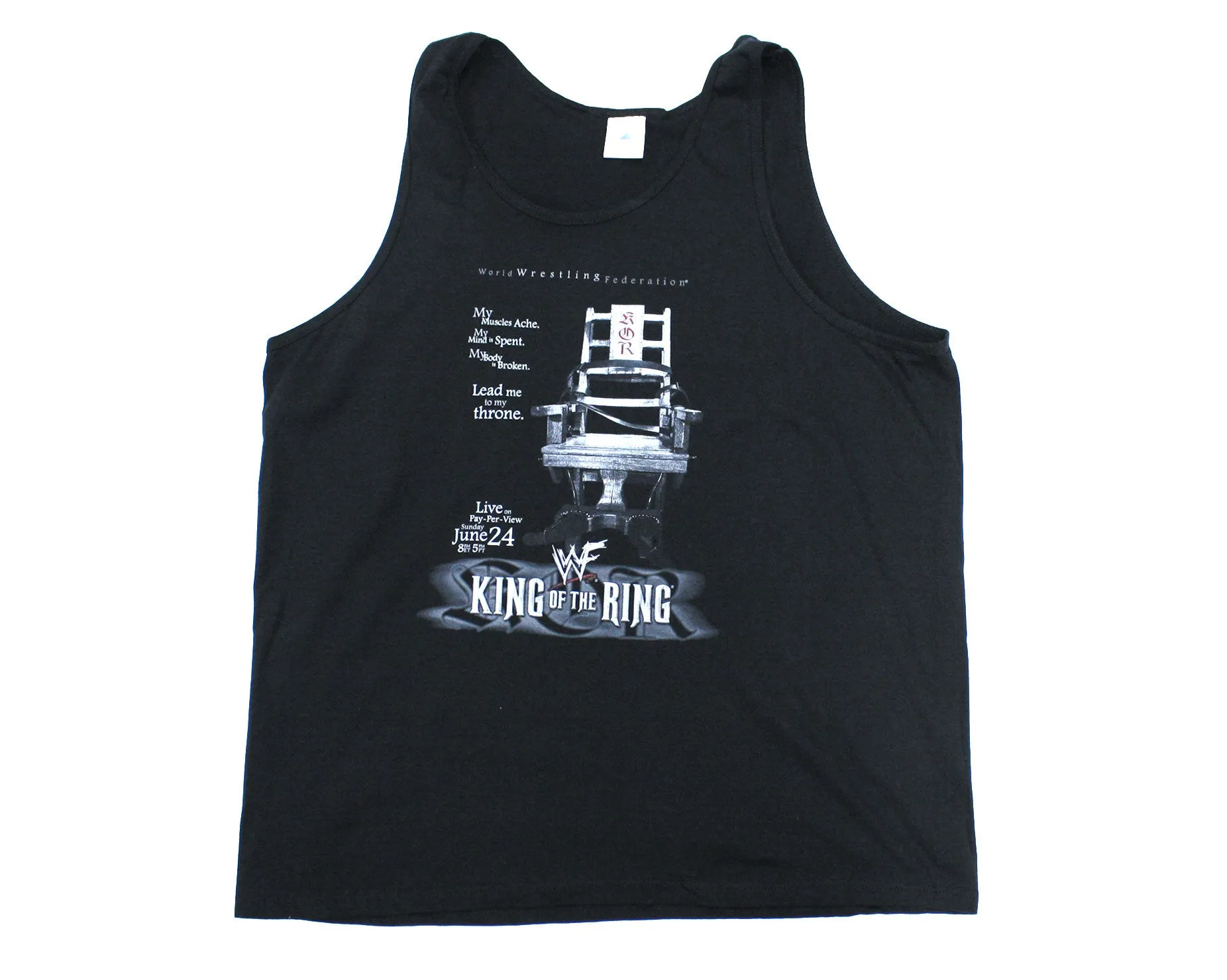 WWF KING OF THE RING 2001 VINTAGE TANKTOP XL
